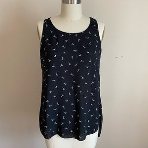 Gap Eiffel Tower Black Tank Top with Side Vent Size S
